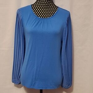Talbots Gathered Sleeve Blouse